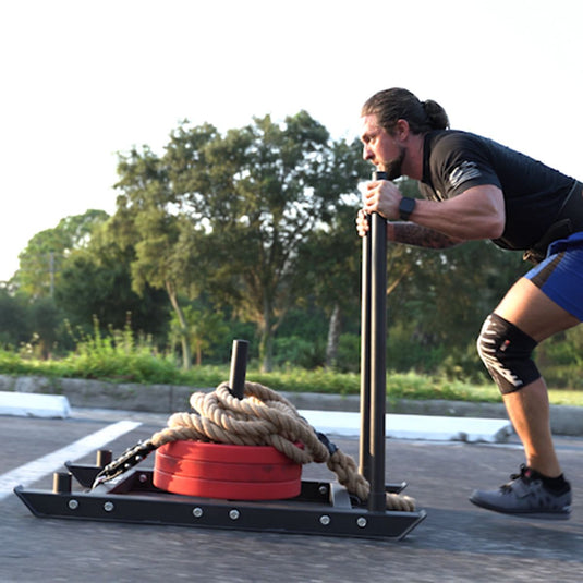 Valor Fitness - Power Sled Push Pull Drag w/ Shoulder Harness