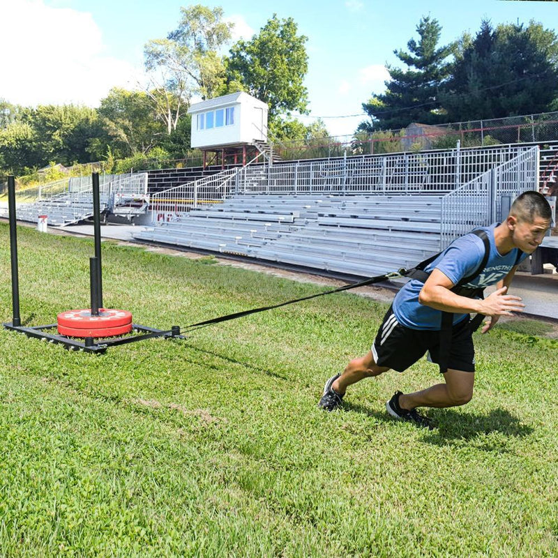 Load image into Gallery viewer, Valor Fitness - Power Sled Push Pull Drag w/ Shoulder Harness
