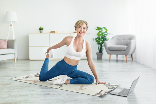 Yune Yoga - Yoga Mat | 6mm Thick | Tan | Non-Slip | Eco Friendly | Yune Yoga | Flint
