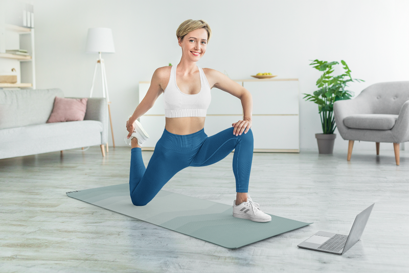 Load image into Gallery viewer, Yune Yoga - Yoga Mat | 6mm Thick | Blue | Non-Slip | Eco Friendly | Yune Yoga | Gabbro
