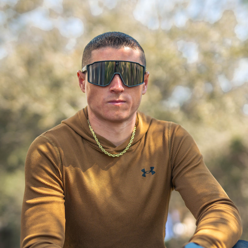 Load image into Gallery viewer, Elite Athletic Gear - FLARE - Stealth Black Polarized Sunglasses
