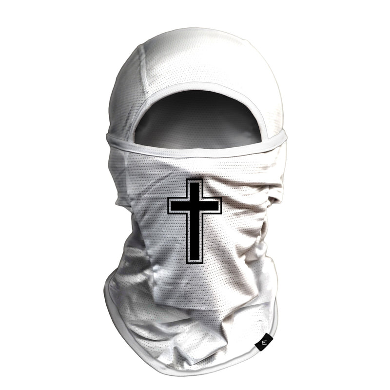 Load image into Gallery viewer, Elite Athletic Gear - Faith Cross White Balaclava Mask (Shiesty)

