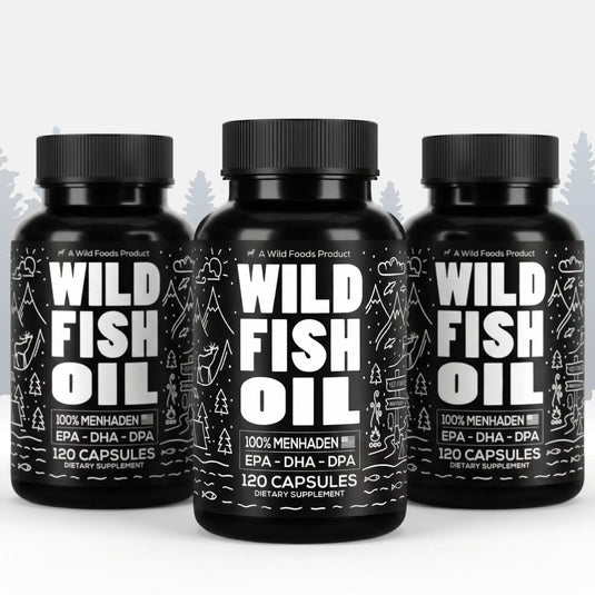 Wild Foods - Fish Oil Capsules, Omega-3 Blend - 3x - 360 Caps