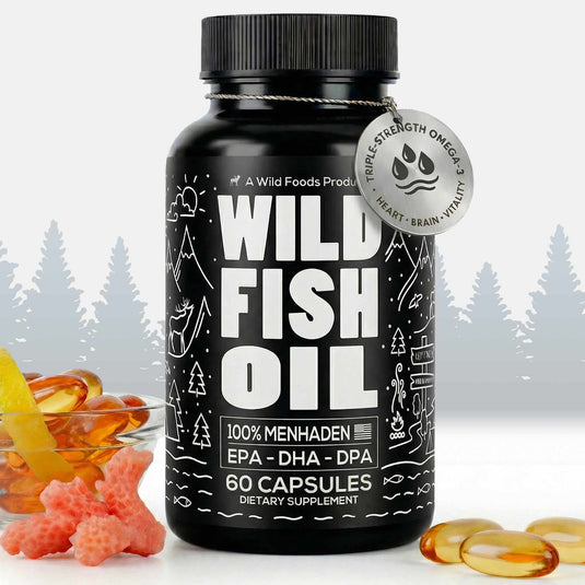 Wild Foods - Fish Oil Capsules, Omega-3 Blend - Vitamins & Supplements