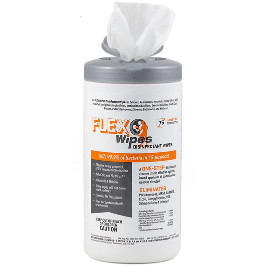 Weight It Out - FlexWipes Disinfectant Wipes 75ct (Case of 6)