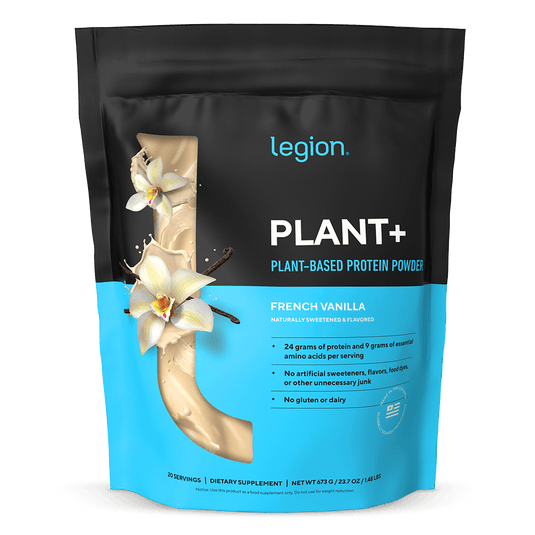 Legion Athletics - Plant+ Plant-Based Protein Powder - French Vanilla / 20 Servings