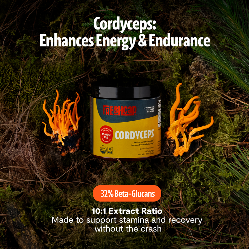 Load image into Gallery viewer, FreshCap Mushrooms - Cordyceps Mushroom Extract Powder
