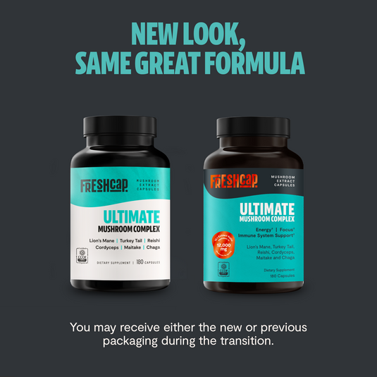 FreshCap Mushrooms - Organic Mushroom Complex Supplement Capsules