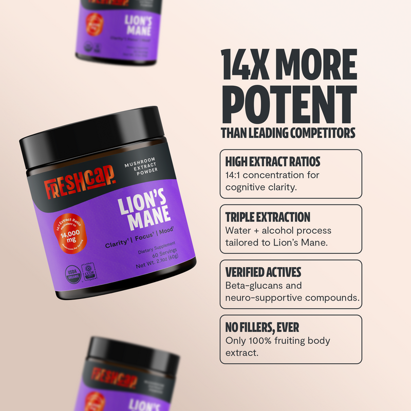 Load image into Gallery viewer, FreshCap Mushrooms - Organic Lion’s Mane Mushroom Powder

