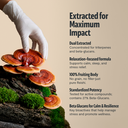 FreshCap Mushrooms - Organic Reishi Mushroom Powder