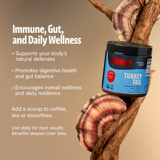 FreshCap Mushrooms - Organic Turkey Tail Mushroom Powder