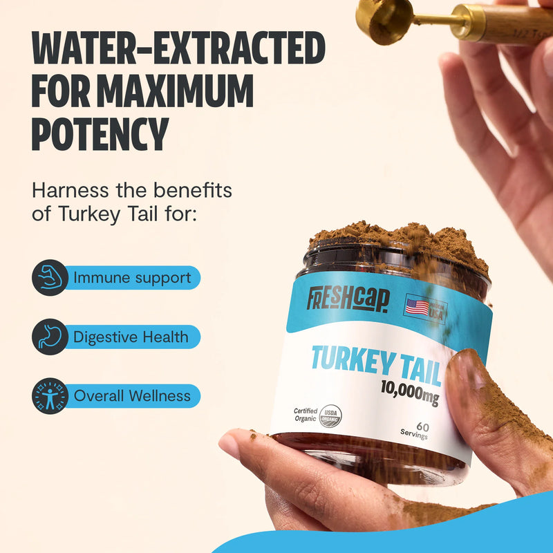 Load image into Gallery viewer, FreshCap Mushrooms - Organic Turkey Tail Mushroom Powder
