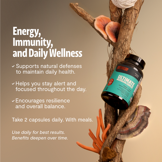 FreshCap Mushrooms - Organic Mushroom Complex Supplement Capsules