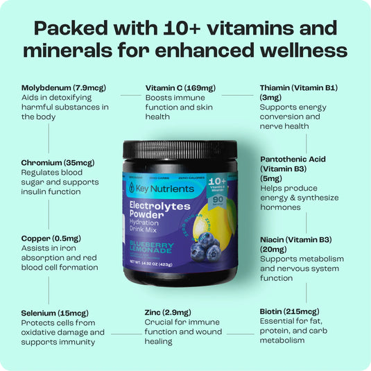 Key Nutrients - Electrolyte Recovery Plus Powder (Sugar-Free)