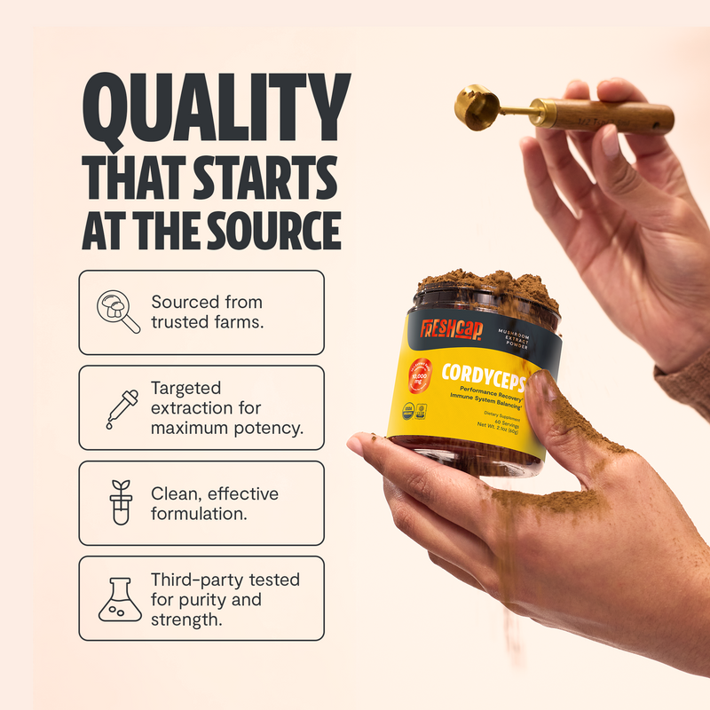 Load image into Gallery viewer, FreshCap Mushrooms - Cordyceps Mushroom Extract Powder
