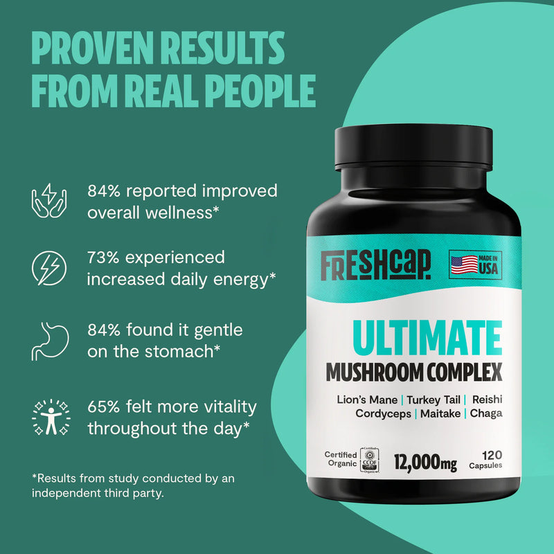 Load image into Gallery viewer, FreshCap Mushrooms - Organic Mushroom Complex Supplement Capsules
