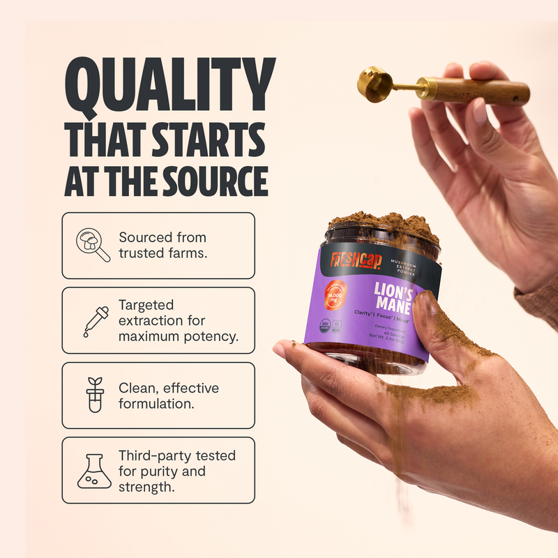 Load image into Gallery viewer, FreshCap Mushrooms - Organic Lion’s Mane Mushroom Powder
