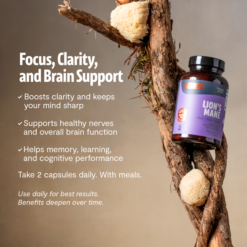 Load image into Gallery viewer, FreshCap Mushrooms - Organic Lion’s Mane Capsules
