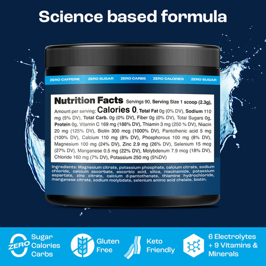 Key Nutrients - Electrolyte Recovery Plus Powder (Sugar-Free)