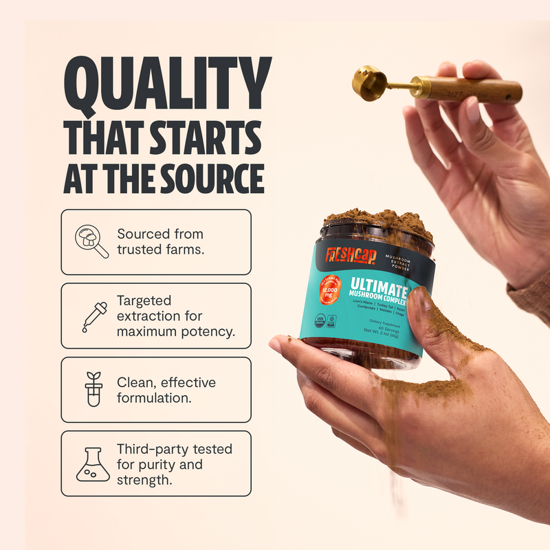 Load image into Gallery viewer, FreshCap Mushrooms - Organic Mushroom Extract Powder Blend
