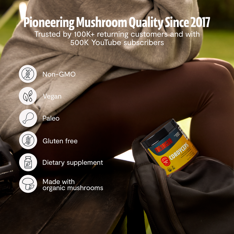 Load image into Gallery viewer, FreshCap Mushrooms - Cordyceps Mushroom Extract Powder

