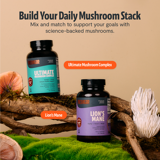 FreshCap Mushrooms - Organic Mushroom Complex Supplement Capsules