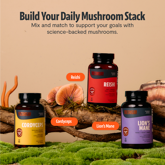 FreshCap Mushrooms - Organic Reishi Mushroom Capsules