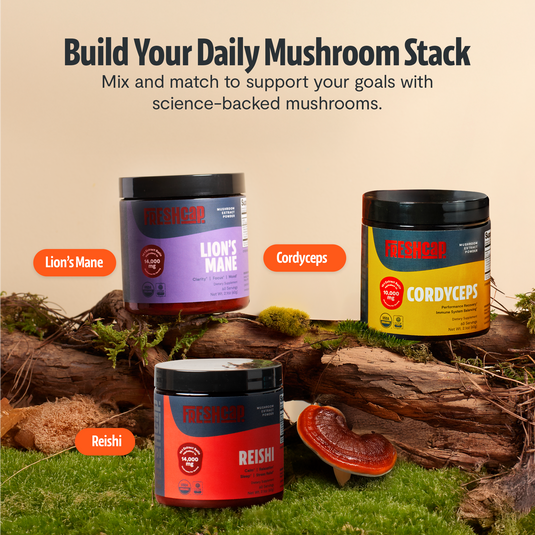 FreshCap Mushrooms - Organic Reishi Mushroom Powder