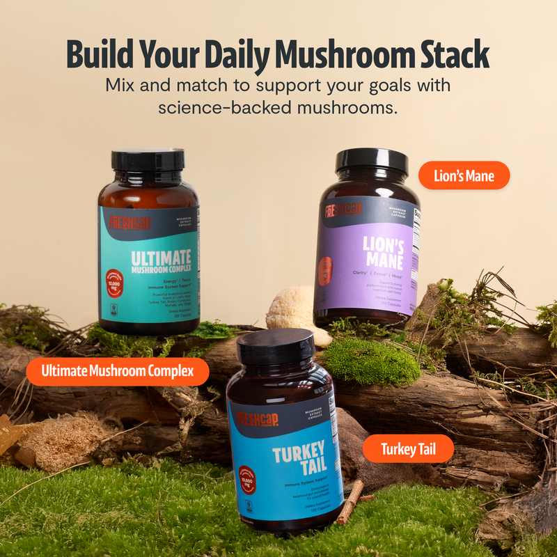 Load image into Gallery viewer, FreshCap Mushrooms - Organic Lion’s Mane Capsules
