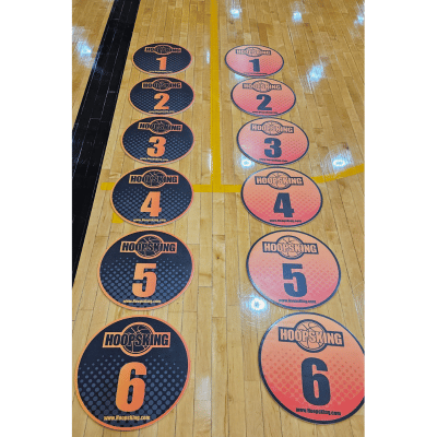Load image into Gallery viewer, HoopsKing - Offensive Spacing Training Spot Markers | 16"
