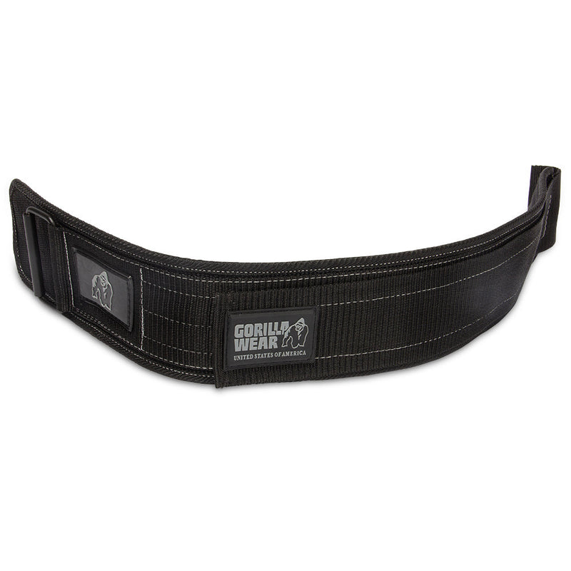 Load image into Gallery viewer, Gorilla Wear 4 Inch Nylon Lifting Belt - Black/Gray
