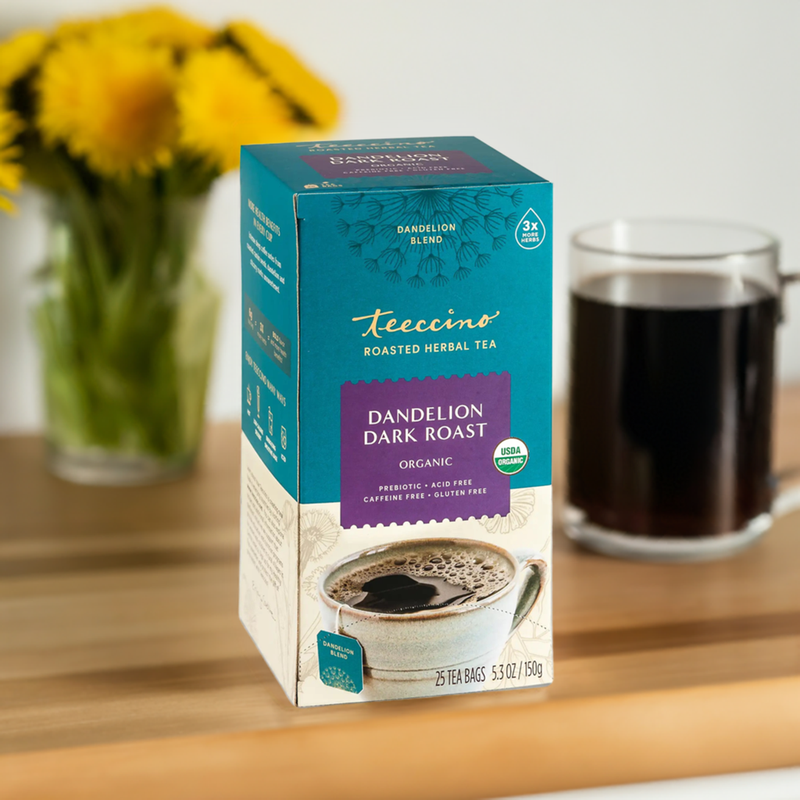 Load image into Gallery viewer, Teeccino - Dandelion Dark Roast Roasted Herbal Tea
