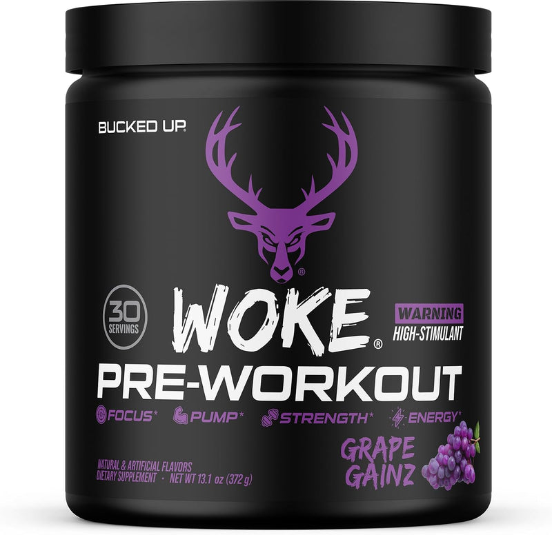 Load image into Gallery viewer, Bucked Up - Woke AF Pre-Workout - Grape Gainz
