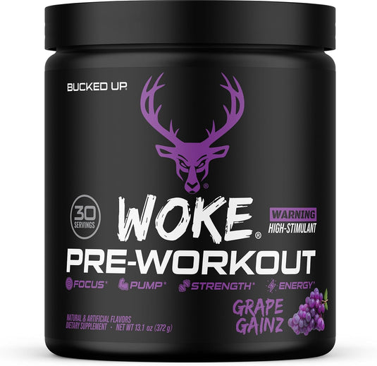 Bucked Up - Woke AF Pre-Workout - Grape Gainz