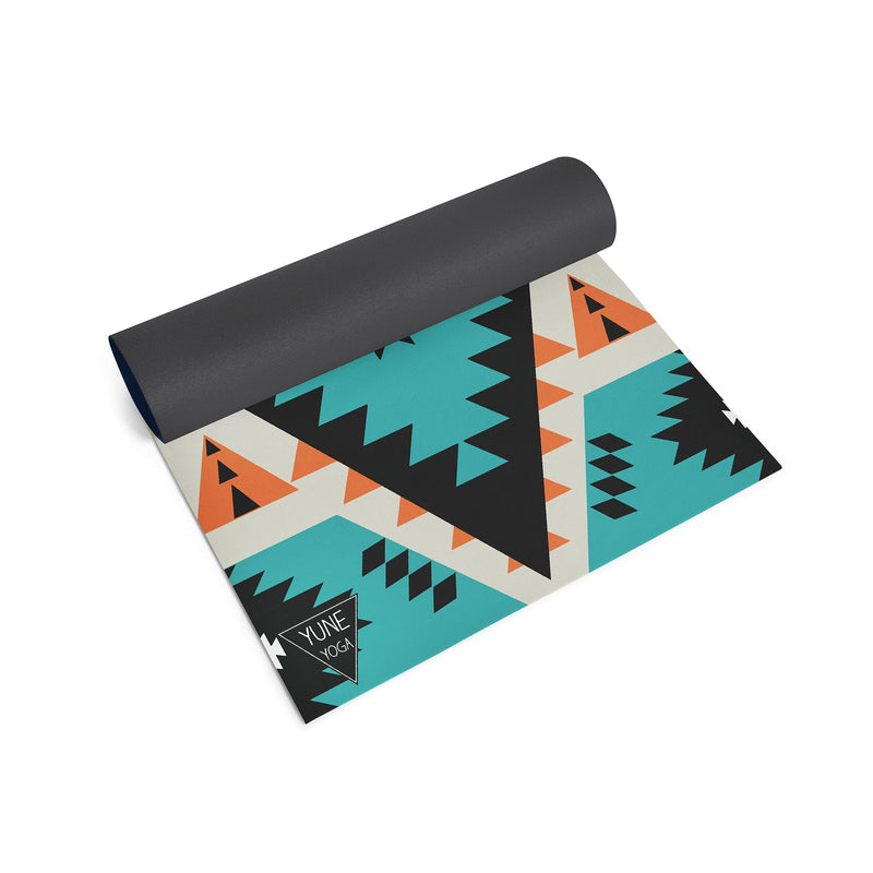 Load image into Gallery viewer, Yune Yoga - Yoga Mat | 6mm Thick | Turquoise | Non-Slip | Eco Friendly | Yune Yoga | Great Hill
