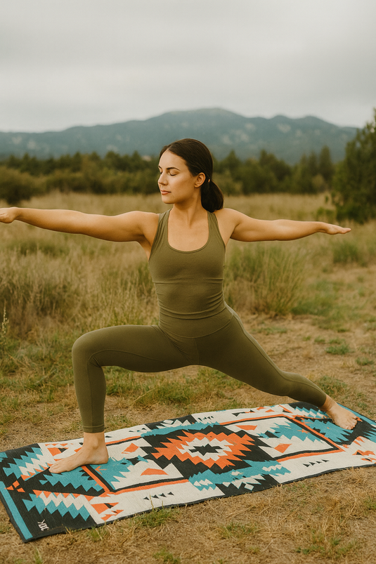 Yune Yoga - Yoga Mat | 6mm Thick | Turquoise | Non-Slip | Eco Friendly | Yune Yoga | Great Hill