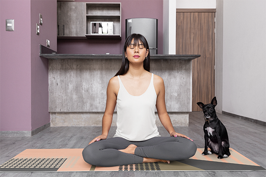 Yune Yoga - Yoga Mat | 6mm Thick | Tan | Non-Slip | Eco Friendly | Yune Yoga | RA88