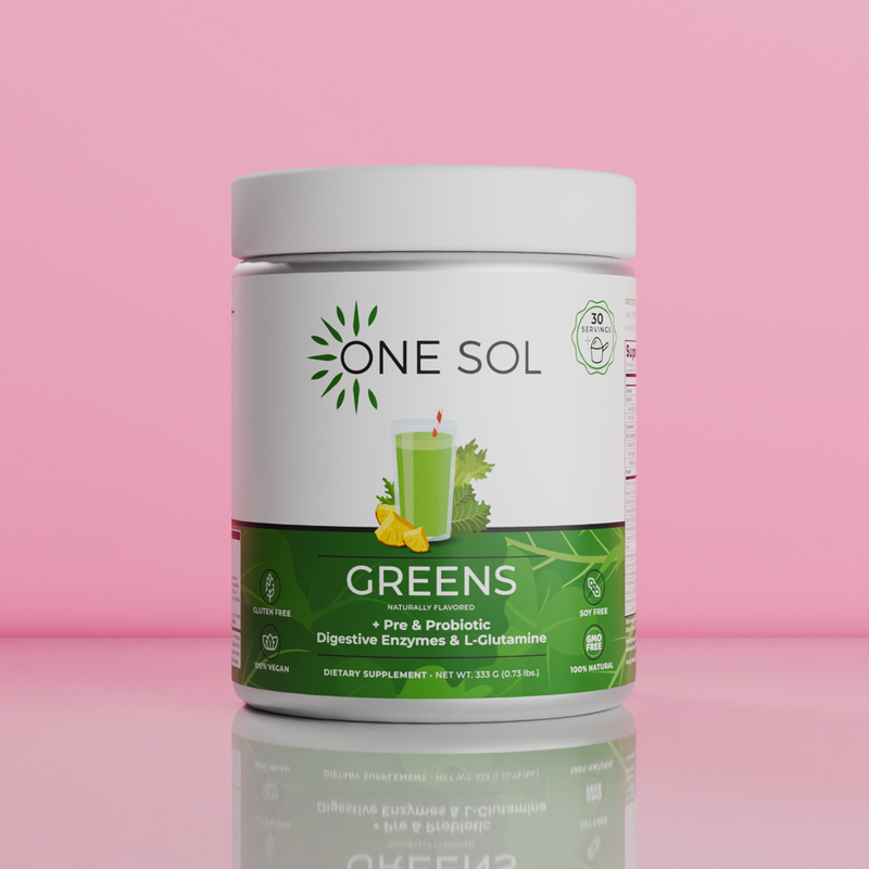 Load image into Gallery viewer, One Sol - Greens + Pre &amp; Probiotic with Digestive Enzymes
