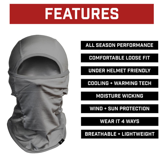 Elite Athletic Gear - Grey Balaclava Mask (Shiesty)