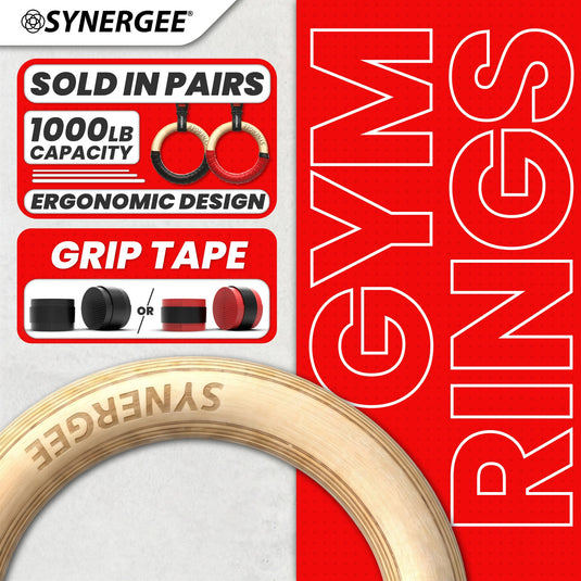 Synergee - Pro Gymnastic Rings - Gymnastic Rings