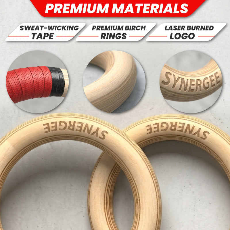 Load image into Gallery viewer, Synergee - Pro Gymnastic Rings - Gymnastic Rings
