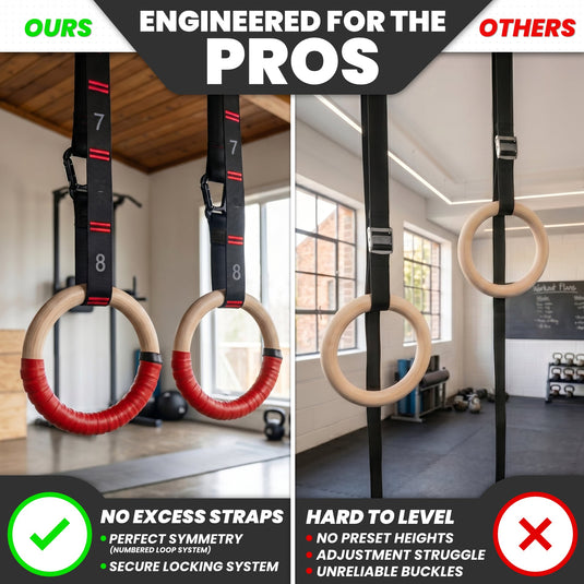 Synergee - Gymnastic Ring Straps - Gymnastic Rings