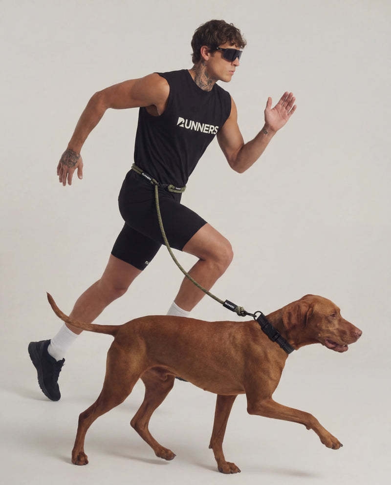 Load image into Gallery viewer, Runner's Athletics - Rove Hands-Free Running Dog Leash (Army Green)
