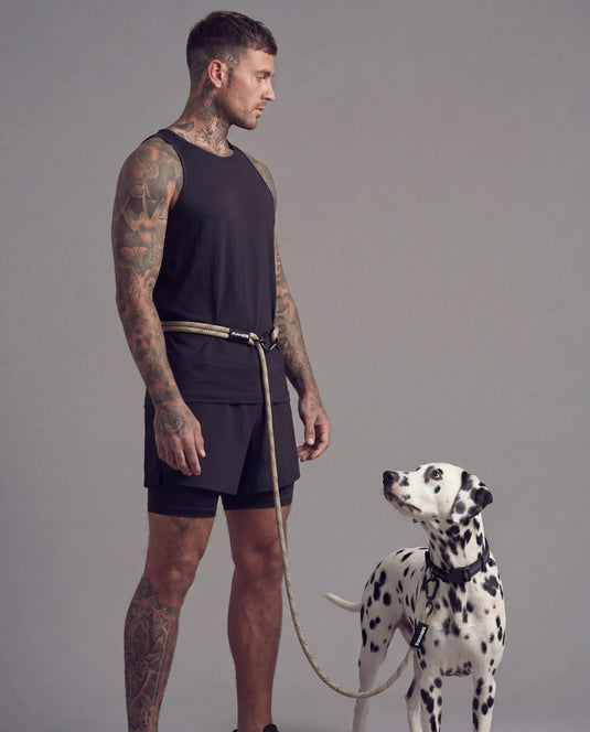 Runner's Athletics - Olive Green Runners Hands-Free Dog Leash