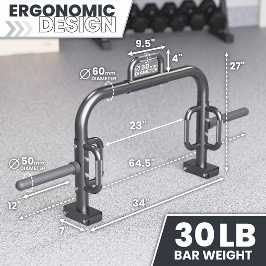 Synergee - Open Frame Hex Bar - Barbells