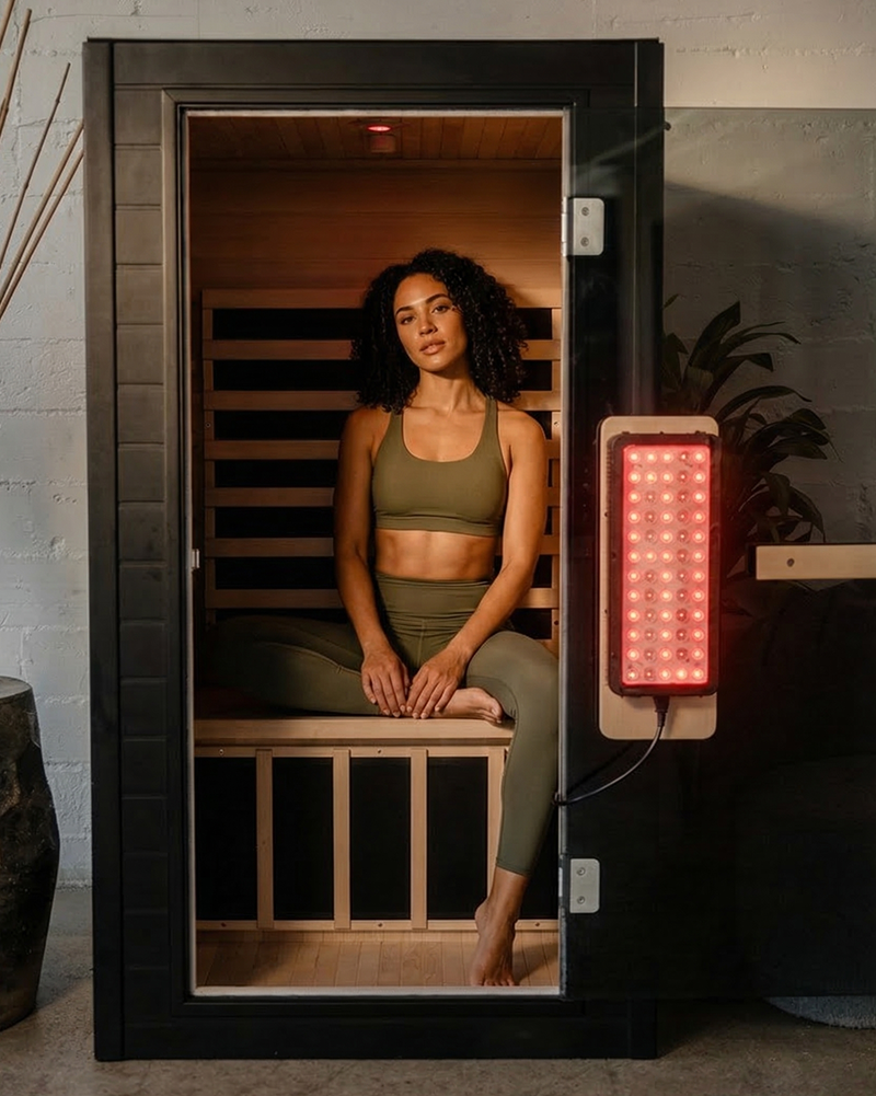 Load image into Gallery viewer, SAUNABOX - SaunaBox® Solara: Full Spectrum Infrared Sauna
