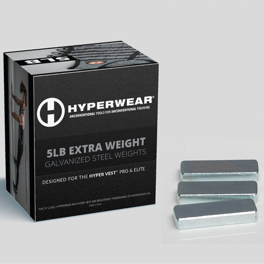 Hyper Vest 5 lbs Weighted Vest Weights for PRO or ELITE Model Living.Fit