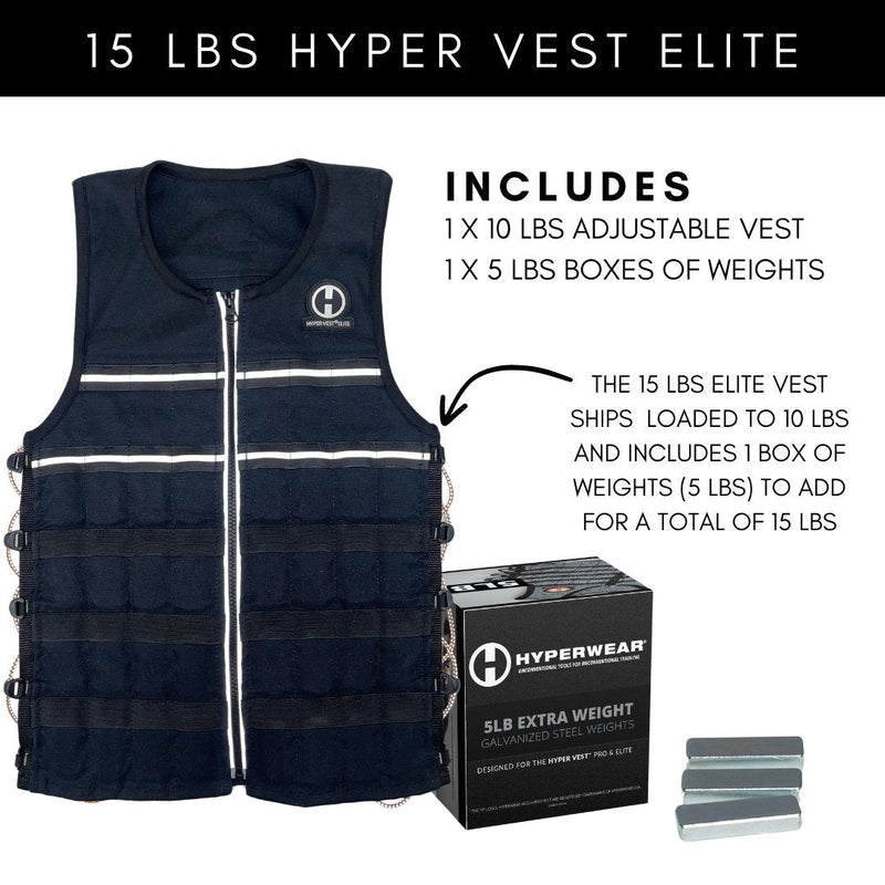 Load image into Gallery viewer, Hyperwear - Hyper Vest Elite Weighted Vest | Thin, Comfortable, &amp; High-Performance
