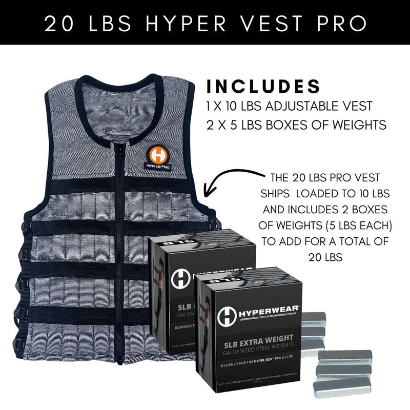 Load image into Gallery viewer, Hyperwear - Hyper Vest Pro Weight Vest | Adjustable, Comfortable, Thin
