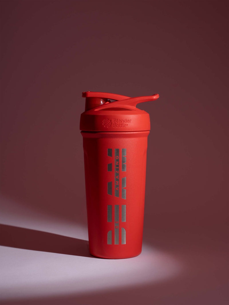 Load image into Gallery viewer, Be Amazing Metal Blender Bottle
